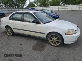 1997 Honda Civic DX z VIN JHMEJ6525VS009951, wystawiony jako Copart lot #60757545 z przebiegiem 205 070 mil mil oraz Czysty tytuł • Clean title. Historia ofert i sprzedaży dostępna na DreamBid. Obrazek 4.