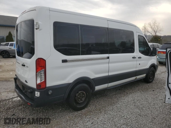 2015 Ford Transit XL with VIN 1FBAX2CM6FKA75622, listed as a Copart auction lot 49410195 with 373,295 mi miles and Salvage title. Bid and sale history available at DreamBid. Image 3.