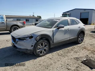 2025 Mazda CX-30 S Preferred с VIN 3MVDMBCM2SM770165, выставлен на аукционе Copart как лот 61605145 с пробегом 7 404 миль миль и На запчасти • Non repairable. История ставок и продаж доступна на DreamBid. Изображение 1.