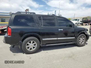 2005 Infiniti QX56 z VIN 5N3AA08C65N800718, wystawiony jako Copart lot #54229265 z przebiegiem 222 803 mil mil oraz Szkoda całkowita • Salvage title. Historia ofert i sprzedaży dostępna na DreamBid. Obrazek 3.