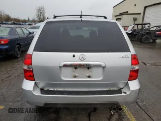 2001 Acura MDX with VIN 2HNYD18291H529036, listed as a Copart auction lot 86724214 with 0 mi miles and Salvage Title. Bid and sale history available at carsss.com. Image 6.