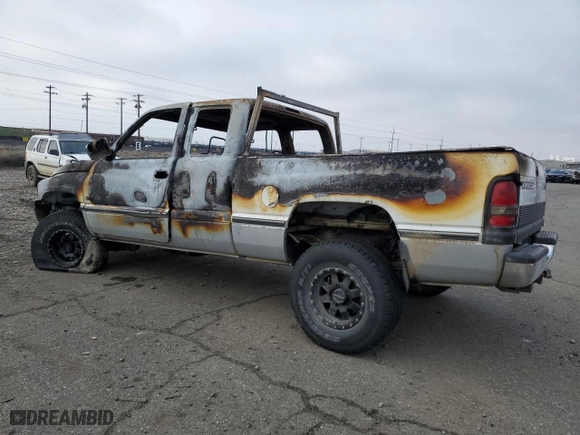 1997 Dodge Ram 1500 with VIN 1B7HF13Z1VJ529346, listed as a Copart auction lot 88708305 with 0 mi miles and Salvage Title. Bid and sale history available at carsss.com. Image 2.