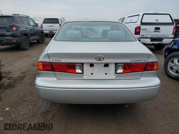 2001 Toyota Camry CE with VIN 4T1BG22K61U094759, listed as a Copart auction lot 50617575 with 125,121 mi miles and Salvage Title. Bid and sale history available at carsss.com. Image 6.