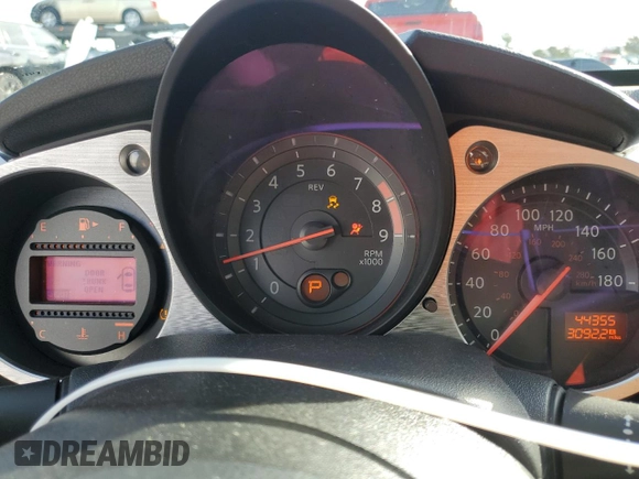 2018 Nissan 370Z Touring with VIN JN1AZ4EH0JM572392, listed as a Copart auction lot 85166214 with 44,355 mi miles and Salvage Title. Bid and sale history available at DreamBid. Image 9.