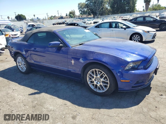 2013 Ford Mustang V6 with VIN 1ZVBP8EM2D5249971, listed as a Copart auction lot 70028174 with 78,348 mi miles and Salvage title. Bid and sale history available at DreamBid. Image 4.
