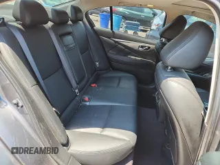 2015 Infiniti Q50 with VIN JN1BV7APXFM334409, listed as a Copart auction lot 63150875 with 125,803 mi miles and Salvage title. Bid and sale history available at DreamBid. Image 10.