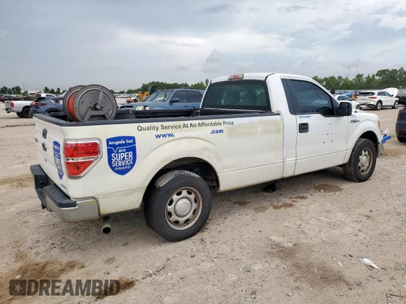 2013 Ford F-150 XL with VIN 1FTNF1CF5DKE46911, listed as a Copart auction lot 62303505 with 201,824 mi miles and Clean title. Bid and sale history available at DreamBid. Image 3.