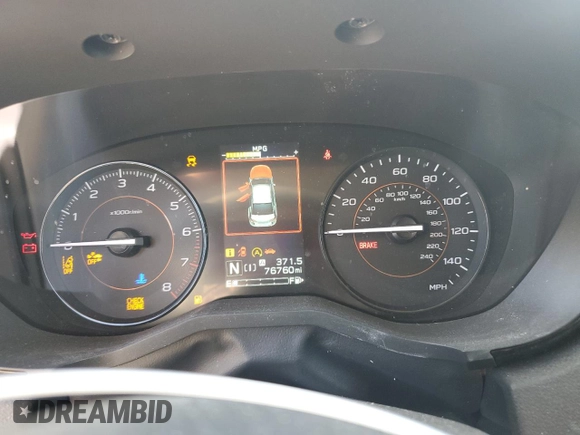 2023 Subaru Crosstrek with VIN JF2GTABC2P8232647, listed as a Copart auction lot 46087835 with 76,760 mi miles and Salvage title. Bid and sale history available at DreamBid. Image 9.