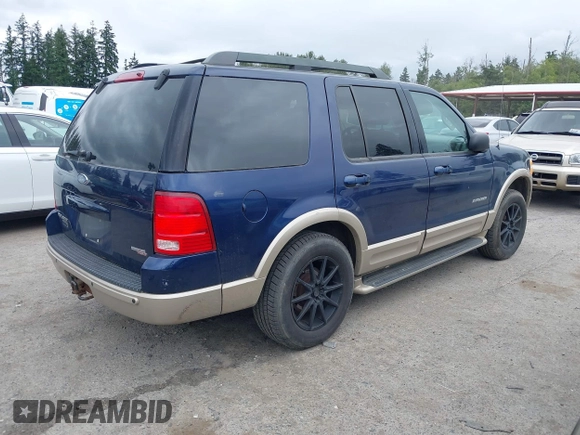2005 Ford Explorer Eddie Bauer with VIN 1FMDU74K65UB36705, listed as a IAAI auction lot 42704357 with 207,245 mi miles and . Bid and sale history available at DreamBid. Image 4.