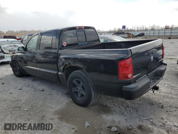 2006 Dodge Dakota SLT z VIN 1D7HW48N36S507891, wystawiony jako Copart lot #49534175 z przebiegiem 201 034 mil mil oraz Czysty tytuł • Clean title. Historia ofert i sprzedaży dostępna na DreamBid. Obrazek 2.