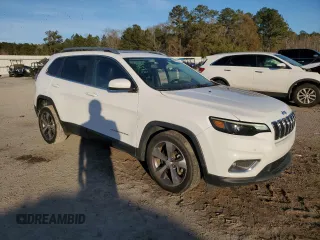 2021 Jeep Cherokee Limited with VIN 1C4PJLDX1MD187218, listed as a Copart auction lot 88927705 with 97,320 mi miles and Salvage title. Bid and sale history available at DreamBid. Image 4.