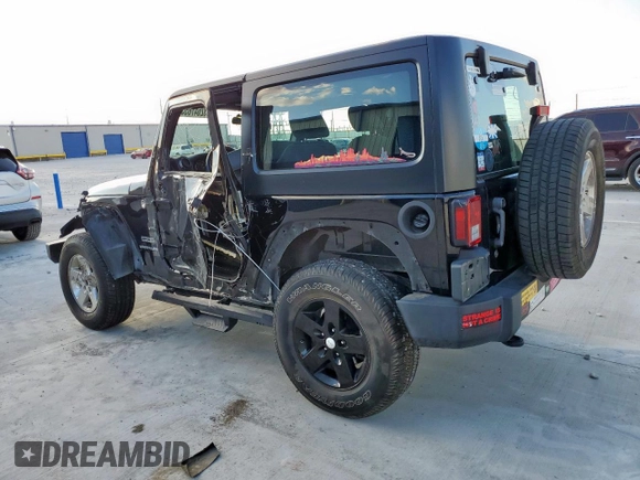 2015 Jeep Wrangler Freedom Edition with VIN 1C4AJWAG8FL541675, listed as a Copart auction lot 62647855 with 53,915 mi miles and Salvage title. Bid and sale history available at DreamBid. Image 2.