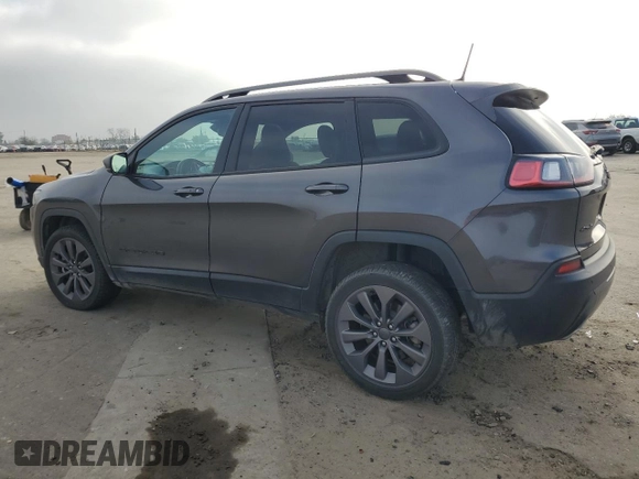 2021 Jeep Cherokee 80th Anniversary with VIN 1C4PJMMX8MD183270, listed as a Copart auction lot 85880334 with 43,225 mi miles and Salvage title. Bid and sale history available at DreamBid. Image 2.