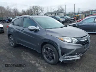 2018 Honda HR-V EX-L Navi with VIN 3CZRU6H7XJM718812, listed as a IAAI auction lot 41875621 with 148,531 mi miles. Bid and sale history available at carsss.com. Image 1.