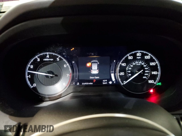 2019 Acura RDX with VIN 5J8TC2H30KL040662, listed as a Copart auction lot 49136725 with 216,923 mi miles and Salvage title. Bid and sale history available at DreamBid. Image 9.