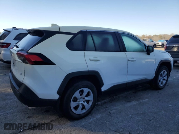 2024 Toyota RAV4 LE with VIN 2T3H1RFV8RC285919, listed as a Copart auction lot 46389735 with 5,828 mi miles and Salvage Title. Bid and sale history available at carsss.com. Image 3.