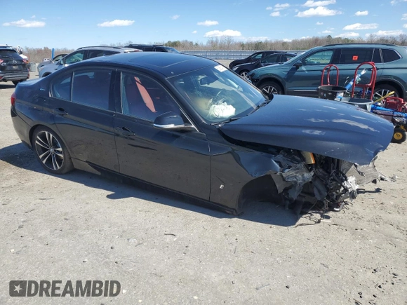 2018 BMW 3 Series 330e iPerformance with VIN WBA8E1C57JA762624, listed as a Copart auction lot 50692415 with 36,744 mi miles and Salvage Title. Bid and sale history available at carsss.com. Image 4.