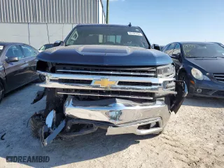 2019 Chevrolet Silverado 1500 LTZ with VIN 3GCPWEED2KG244219, listed as a Copart auction lot 83195754 with 47,363 mi miles and Salvage Title. Bid and sale history available at carsss.com. Image 5.
