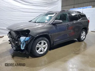 2019 GMC Terrain SLE with VIN 3GKALTEVXKL292137, listed as a Copart auction lot 55294615 with 75,689 mi miles and Salvage title. Bid and sale history available at DreamBid. Image 1.