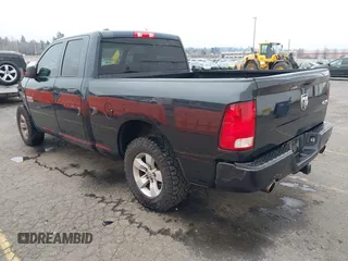 2017 Ram 1500 Express with VIN 1C6RR7FT7HS772025, listed as a IAAI auction lot 41460023 with 125,982 mi miles. Bid and sale history available at carsss.com. Image 3.