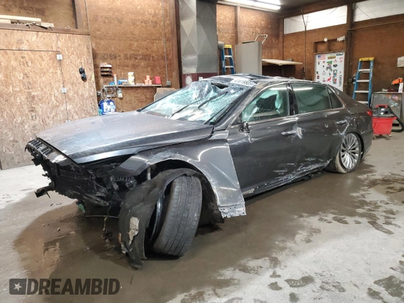 2019 Genesis G90 Premium with VIN KMTF34JA9KU056726, listed as a Copart auction lot 47019805 with Not Provided miles and Salvage Title. Bid and sale history available at DreamBid. Image 1.