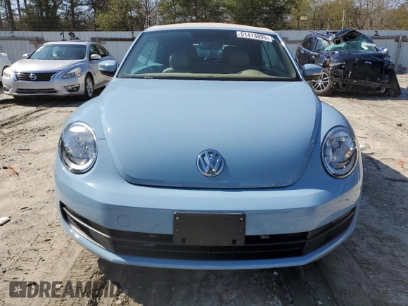 2015 Volkswagen Beetle 1.8T w/Tech with VIN 3VW517AT6FM814726, listed as a Copart auction lot 51413895 with 59,007 mi miles and Salvage Title. Bid and sale history available at DreamBid. Image 5.