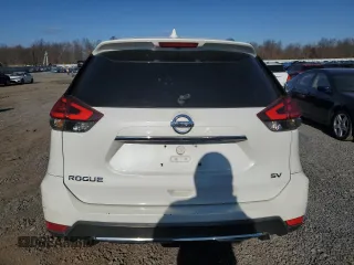 2017 Nissan Rogue SV with VIN KNMAT2MT1HP538429, listed as a Copart auction lot 82020814 with 0 mi miles and Salvage Title. Bid and sale history available at carsss.com. Image 6.