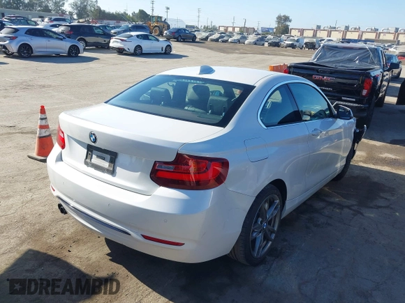 2016 BMW 2 Series 228i with VIN WBA1F9C59GV545980, listed as a IAAI auction lot 42515279 with 59,525 mi miles and . Bid and sale history available at DreamBid. Image 4.