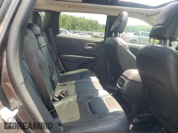 2017 Jeep Cherokee Trailhawk with VIN 1C4PJMBS2HW524373, listed as a Copart auction lot 62162765 with 67,429 mi miles and Salvage title. Bid and sale history available at DreamBid. Image 10.