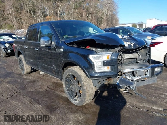2017 Ford F-150 XL with VIN 1FTEW1EGXHFB14984, listed as a IAAI auction lot 41546709 with 132,132 mi miles. Bid and sale history available at carsss.com. Image 1.