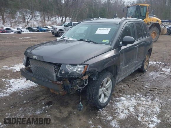 2017 Jeep Compass 75th Anniversary Edition with VIN 1C4NJDBBXHD154468, listed as a IAAI auction lot 41690768 with 109,188 mi miles. Bid and sale history available at carsss.com. Image 6.