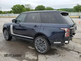 2020 Land Rover Range Rover P525 HSE with VIN SALGS2SE6LA584151, listed as a Copart auction lot 55283835 with 53,622 mi miles and Salvage title. Bid and sale history available at DreamBid. Image 2.