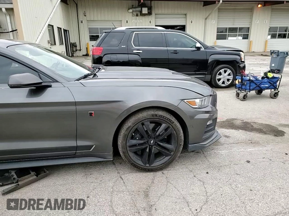 2015 Ford Mustang EcoBoost with VIN 1FA6P8TH8F5372855, listed as a Copart auction lot 72701714 with 94,531 mi miles and Non Repairable. Bid and sale history available at carsss.com. Image 11.