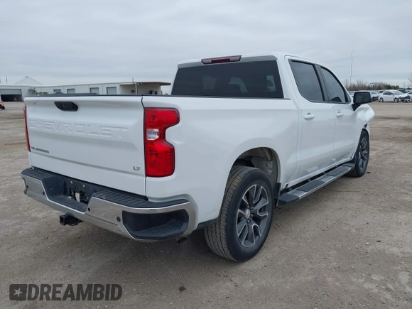2023 Chevrolet Silverado 1500 LT with VIN 3GCPACEK8PG256030, listed as a IAAI auction lot 41621185 with 76,893 mi miles and . Bid and sale history available at DreamBid. Image 4.