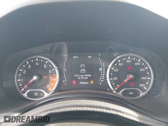 2017 Jeep Renegade Altitude with VIN ZACCJABHXHPG42119, listed as a IAAI auction lot 42248279 with 76,326 mi miles and . Bid and sale history available at DreamBid. Image 7.
