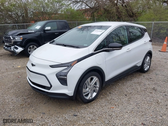 2023 Chevrolet Bolt EV 1LT with VIN 1G1FW6S0XP4107805, listed as a IAAI auction lot 42010466 with 18,625 mi miles. Bid and sale history available at carsss.com. Image 24.