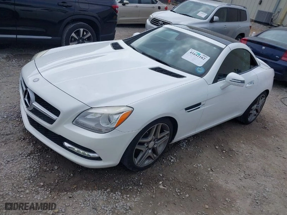 2016 Mercedes-Benz SLK with VIN WDDPK3JA9GF120832, listed as a IAAI auction lot 41642162 with 57,541 mi miles. Bid and sale history available at carsss.com. Image 2.