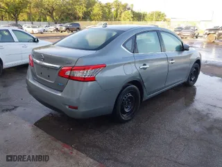 2013 Nissan Sentra SV with VIN 3N1AB7APXDL733641, listed as a IAAI auction lot 41886177 with 185,659 mi miles. Bid and sale history available at carsss.com. Image 4.