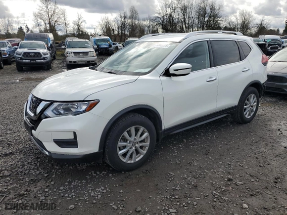 2020 Nissan Rogue SV with VIN JN8AT2MVXLW114025, listed as a Copart auction lot 49346225 with 45,434 mi miles and Salvage Title. Bid and sale history available at carsss.com. Image 1.