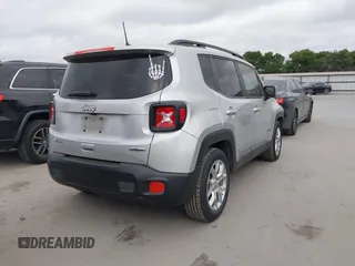 2018 Jeep Renegade Latitude with VIN ZACCJABB4JPJ30676, listed as a IAAI auction lot 42021693 with 55,135 mi miles and . Bid and sale history available at carsss.com. Image 4.