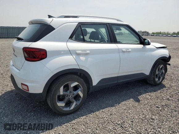 2022 Hyundai Venue SEL with VIN KMHRC8A37NU144551, listed as a Copart auction lot 59425515 with 66,640 mi miles and Salvage title. Bid and sale history available at DreamBid. Image 3.