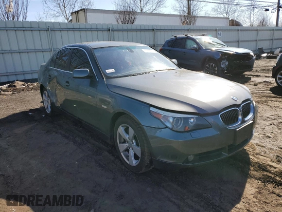 2006 BMW 5 Series 530xi with VIN WBANF73516CU19452, listed as a Copart auction lot 47118735 with 146,502 mi miles and Salvage Title. Bid and sale history available at DreamBid. Image 4.