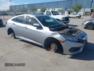 2017 Honda Civic Sedan EX with VIN 2HGFC2F74HH507879, listed as a IAAI auction lot 42020695 with 1 mi miles. Bid and sale history available at carsss.com. Image 1.