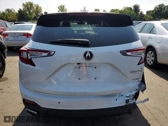 2022 Acura RDX w/Technology Package with VIN 5J8TC2H52NL016904, listed as a Copart auction lot 71400284 with 13,024 mi miles and Salvage Title. Bid and sale history available at carsss.com. Image 6.