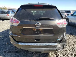 2014 Nissan Rogue SV with VIN 5N1AT2MT0EC792583, listed as a Copart auction lot 46142005 with Not Provided miles and Salvage Title. Bid and sale history available at carsss.com. Image 6.