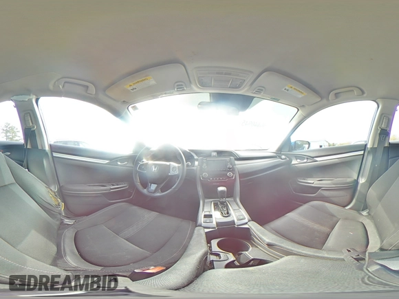2019 Honda Civic LX with VIN 19XFC2F63KE016017, listed as a Copart auction lot 50440945 with 122,073 mi miles and Salvage Title. Bid and sale history available at DreamBid. Image 14.