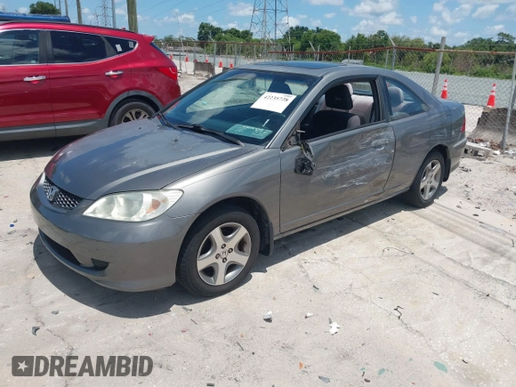 2004 Honda Civic EX with VIN 1HGEM229X4L026581, listed as a IAAI auction lot 42235728 with 103,161 mi miles and . Bid and sale history available at DreamBid. Image 2.