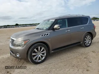 2014 Infiniti QX80 z VIN JN8AZ2NF7E9554288, wystawiony jako Copart lot #52077455 z przebiegiem 203 658 mil mil oraz Tytuł czysty. Historia ofert i sprzedaży dostępna na DreamBid. Obrazek 1.