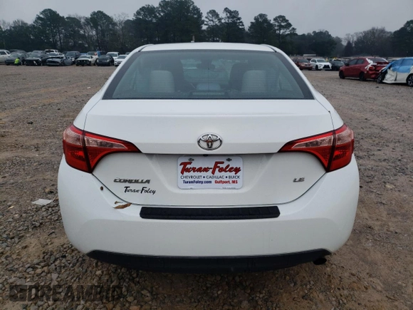 2019 Toyota Corolla L with VIN 5YFBURHE8KP877250, listed as a Copart auction lot 46401935 with 123,783 mi miles and Salvage Title. Bid and sale history available at DreamBid. Image 6.