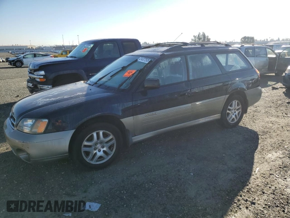 2001 Subaru Legacy Outback with VIN 4S3BH665717674890, listed as a Copart auction lot 41437595 with 267,990 mi miles and Clean title. Bid and sale history available at DreamBid. Image 1.